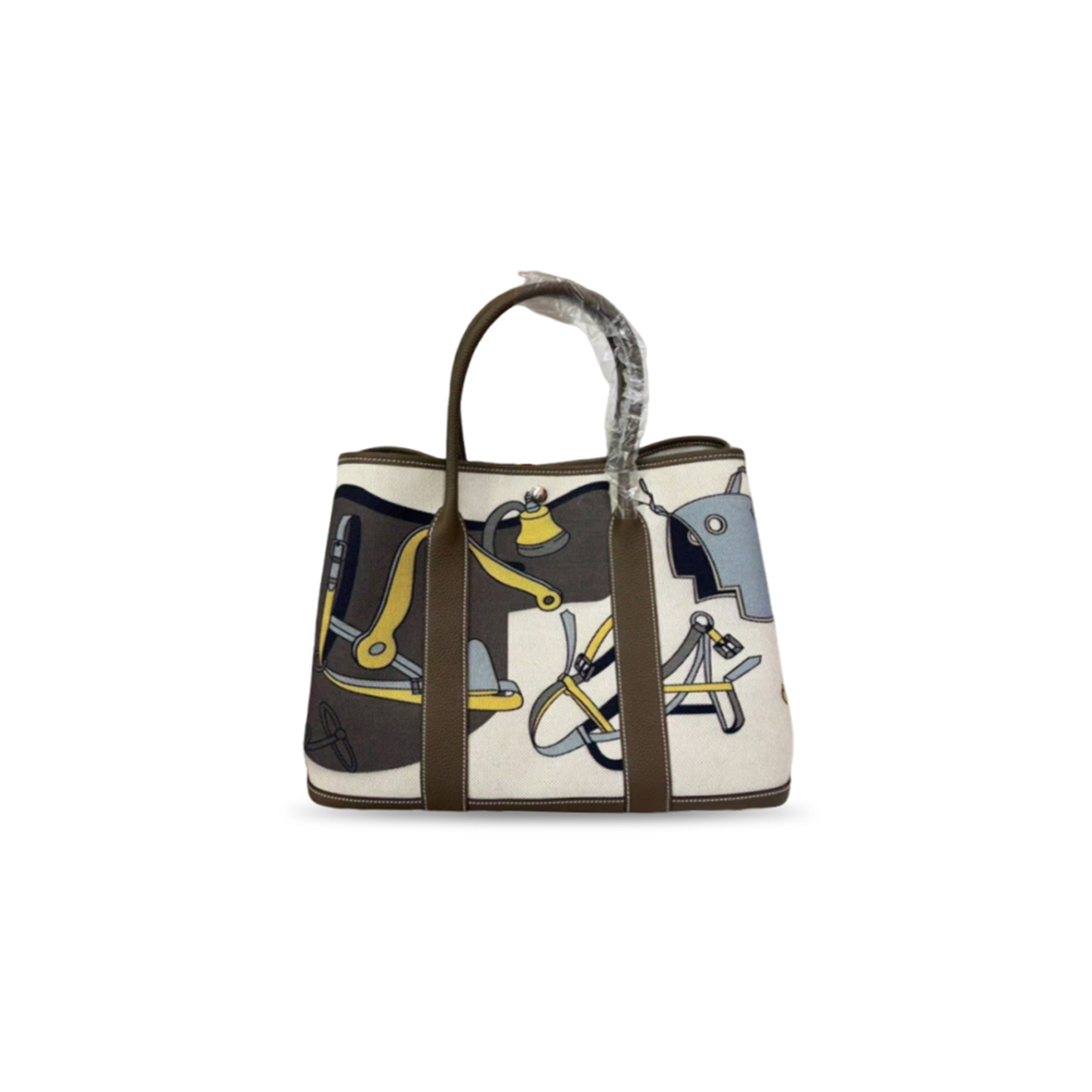 HERMES GARDEN PARTY 36 CANVAS AND TOGO (36*26*18cm)